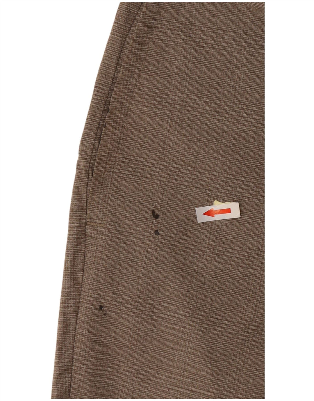 Travis Mathew Pantalones cortos chinos para hombre W36 Poliéster a cuadros beige grande