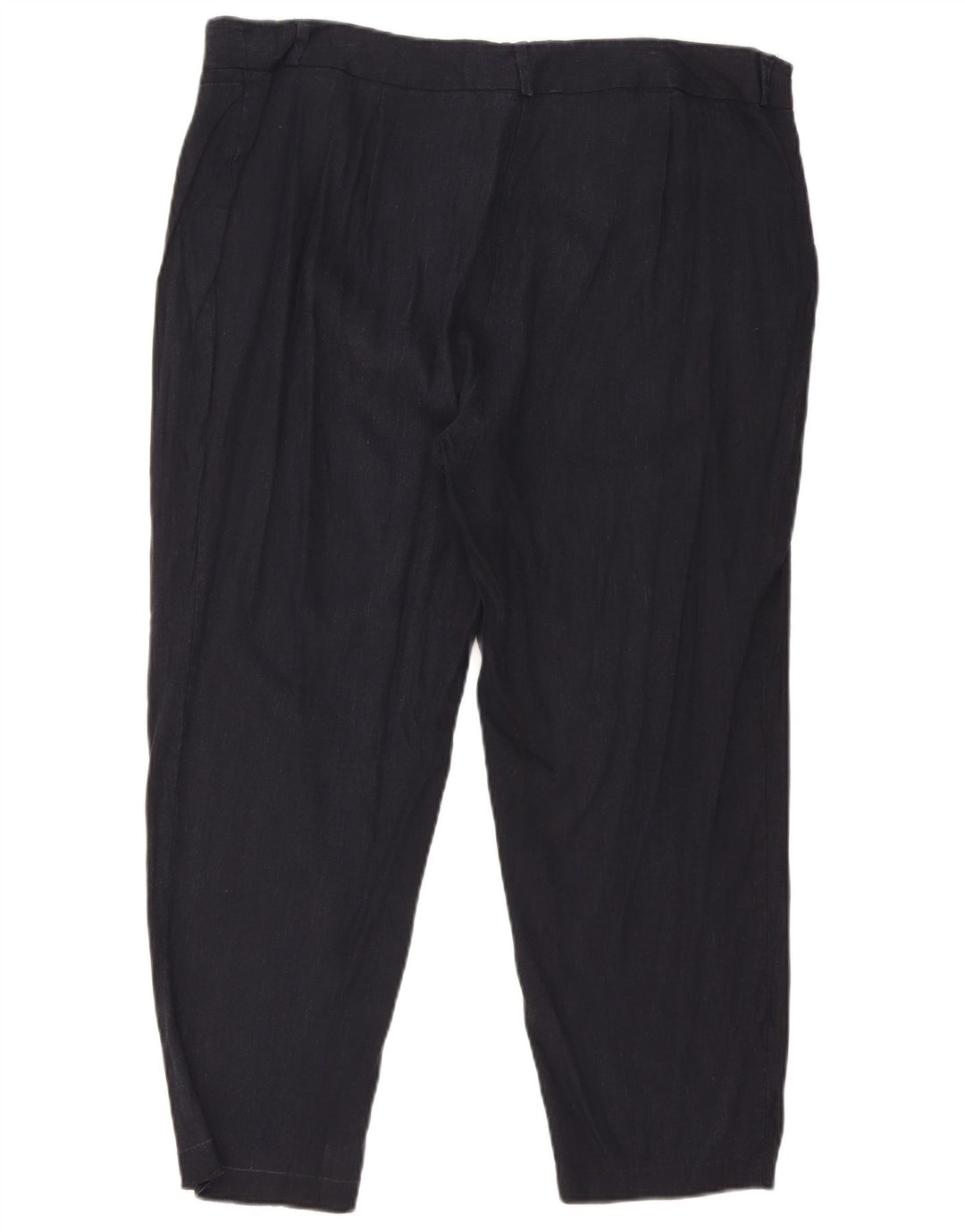 Pantalones cortos para mujer Marks & Spencer W36 L25 Lino azul marino
