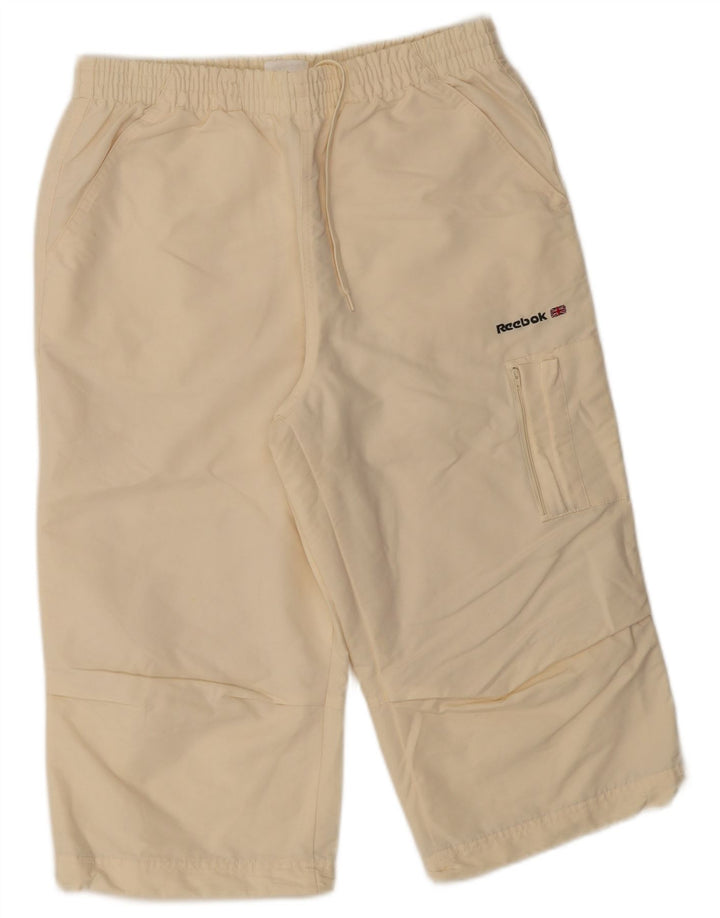 Bermudas Reebok Hombre Sport Shorts Algodón Beige Medio