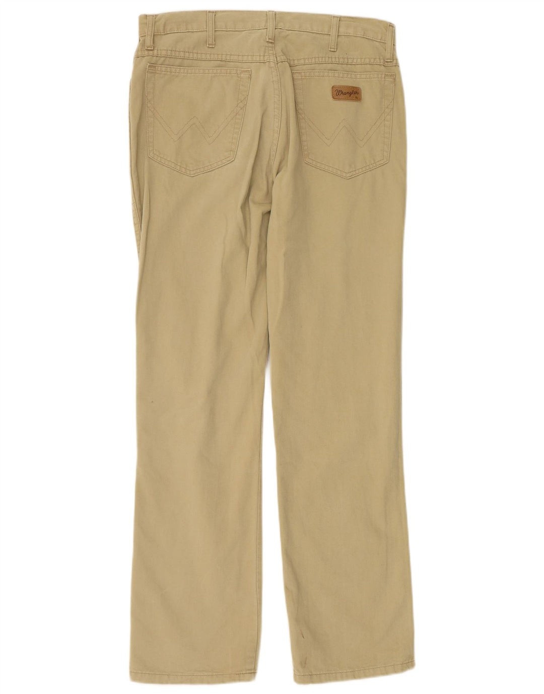 WRANGLER Pantalones casuales rectos Texas para hombre W34 L32 Algodón beige