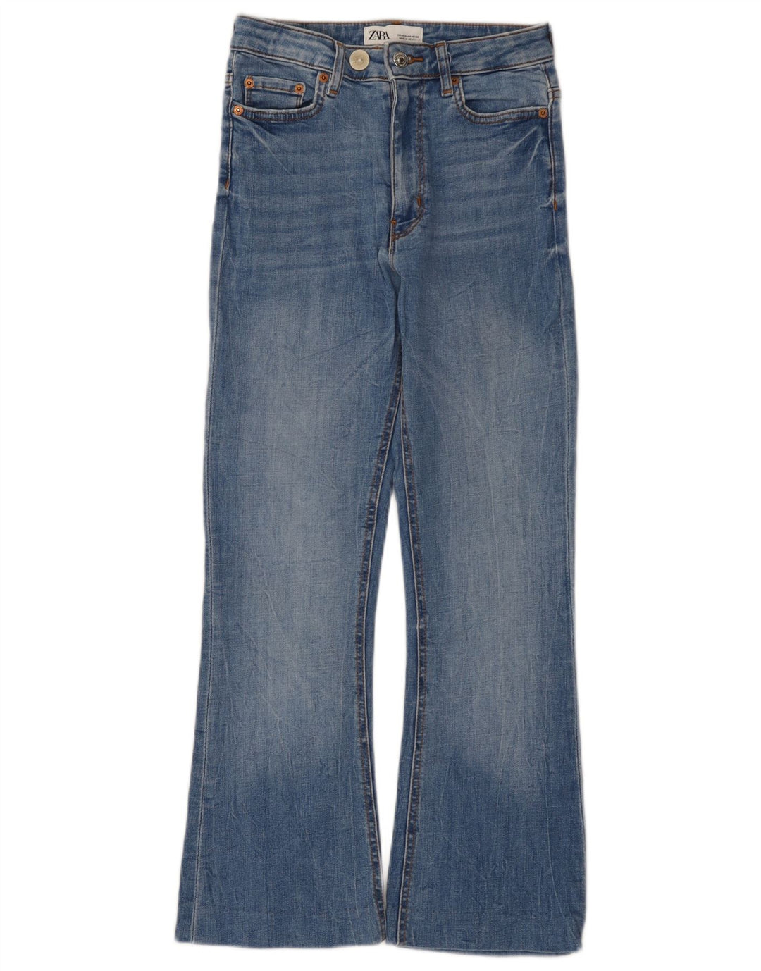 Zara Vaqueros Bootcut Mujer EU 36 XS W26 L26 Azul