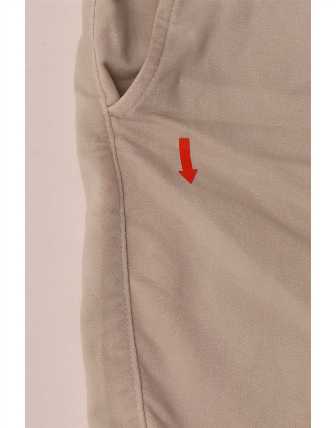 Zara Hombre Pantalón Corto Deportivo Regular Fit Algodón Beige Grande