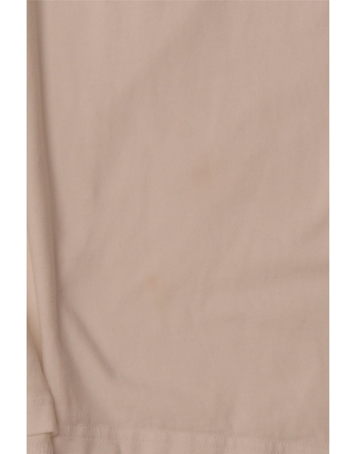 ADIDAS Vestido tipo camiseta sin mangas para mujer UK 46 Grande Algodón blanco