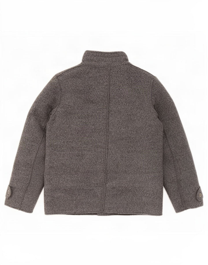 Benetton Cazadora Bomber Sherpa para Niño 8-9 Años Gris Poliéster