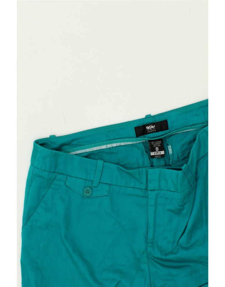 MOSSIMO Womens Chino Shorts US 8 Medium W30 Turquoise Cotton Vintage Mossimo and Second-Hand Mossimo from Messina Hembry 