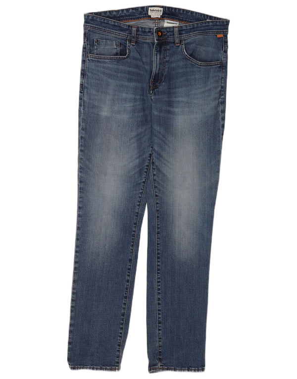 Timberland Vaqueros Slim para Hombre W33 L32 Algodón Azul