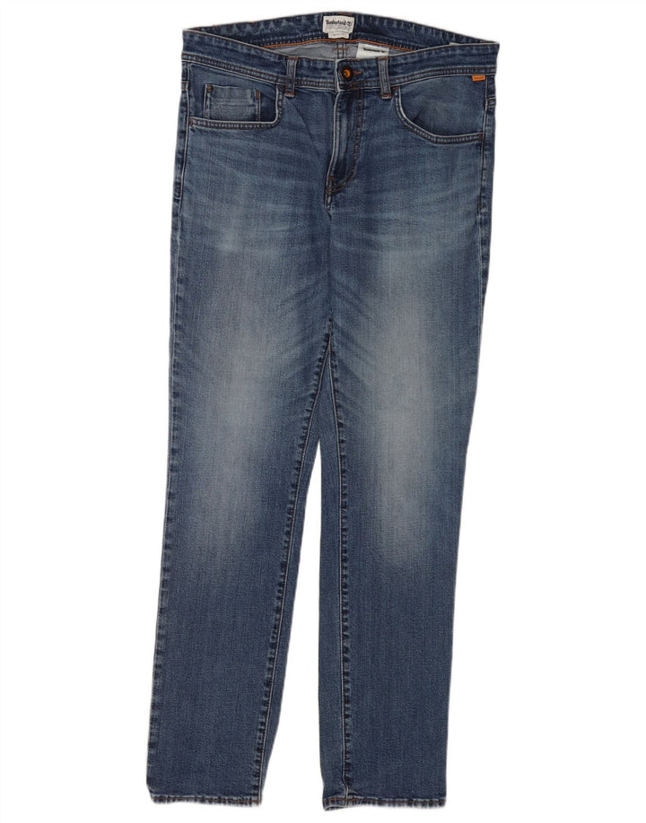 Timberland Vaqueros Slim para Hombre W33 L32 Algodón Azul