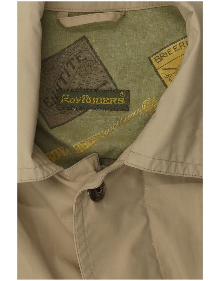 Roy Rogers Chaqueta utilitaria para hombre UK 40 Large Beige