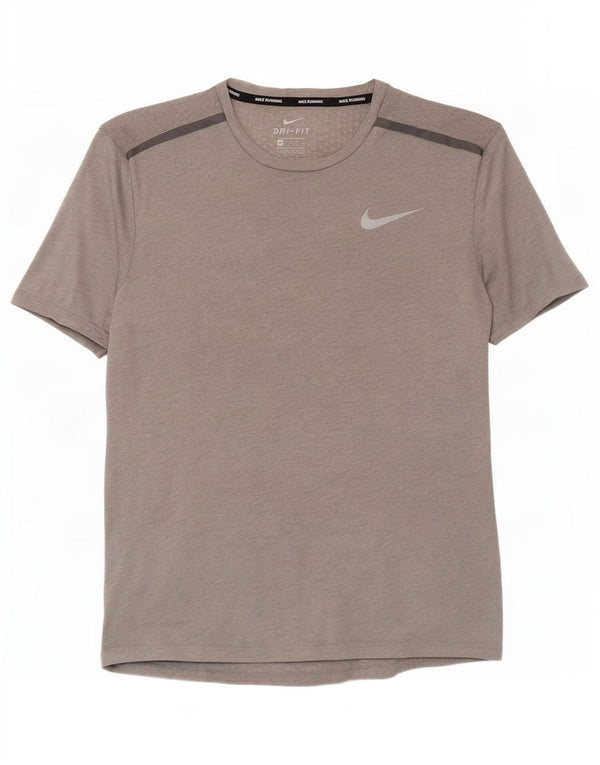 Camiseta Nike Dri Fit para hombre Top poliéster gris medio