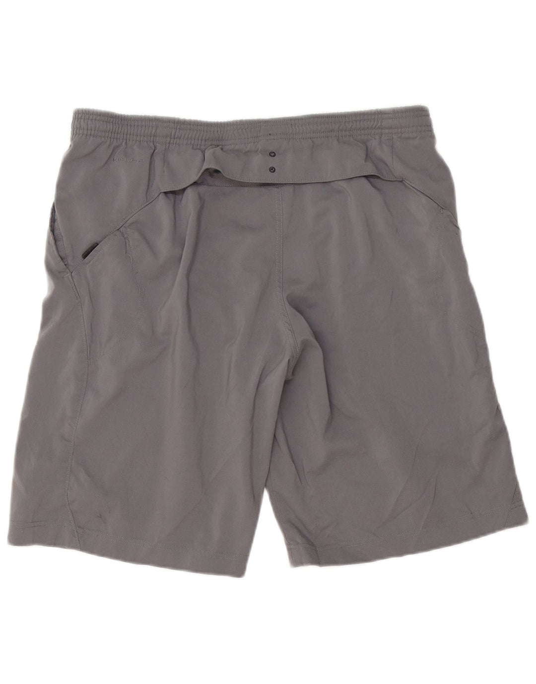 NIKE Pantalones cortos deportivos Dri Fit para hombre Poliéster gris grande