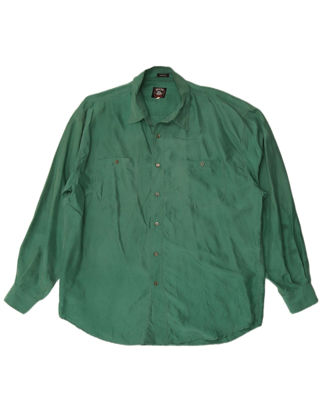 Camisa para hombre Sea & Sky 2XL Seda verde