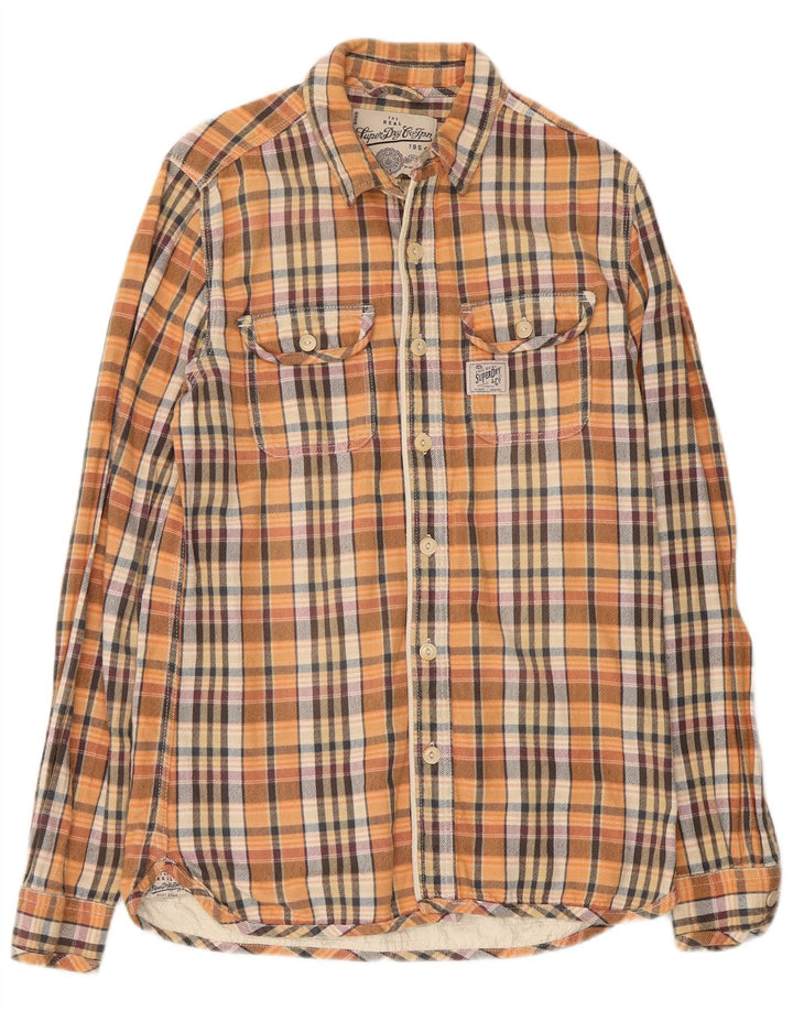 Superdry Camisa De Franela De Algodón Con Cuadros Multicolores Grandes