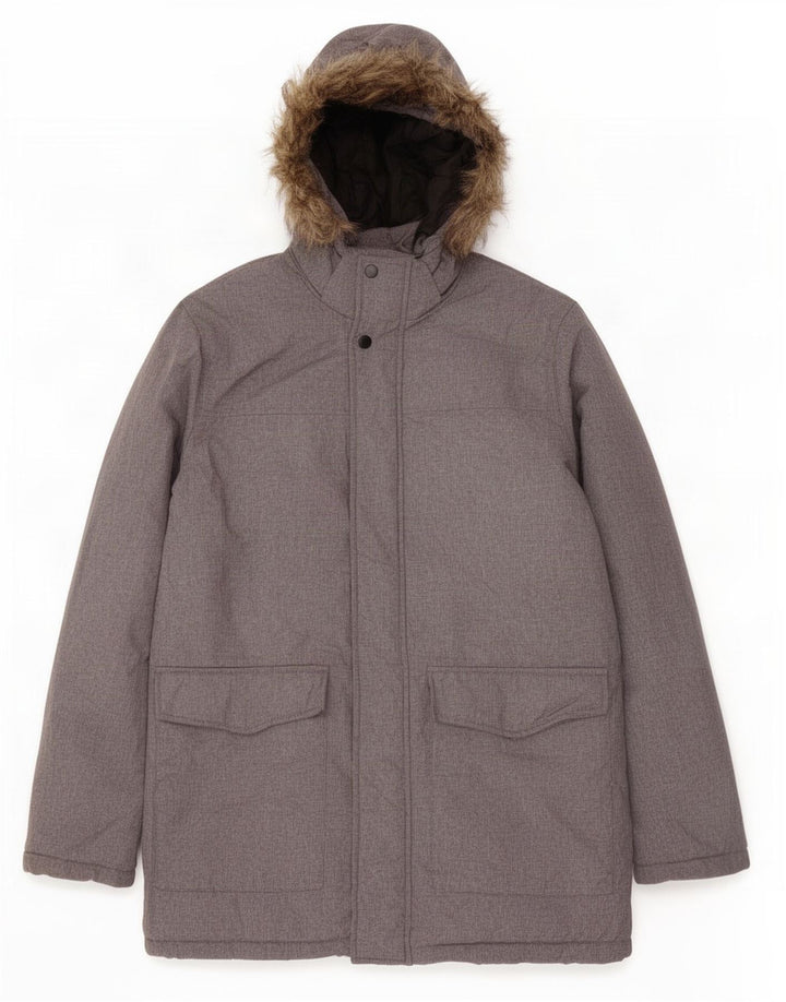 Jack & Jones Chaqueta Parka con Capucha para Hombre UK 38 Gris Medio