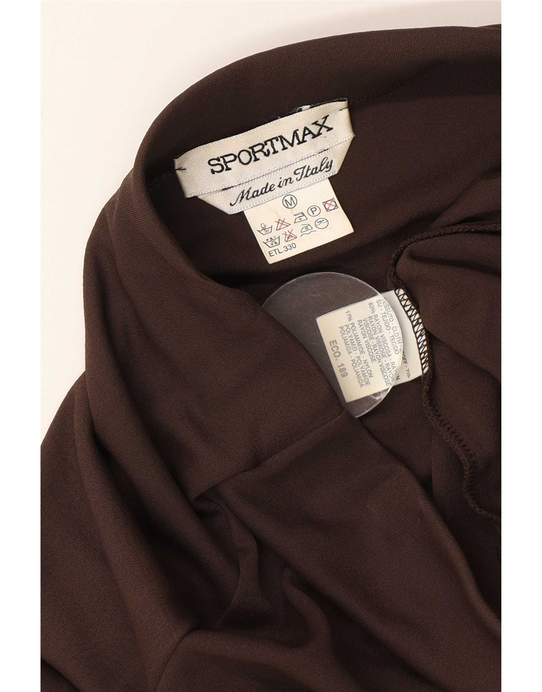 Falda Maxi Mujer Sportmax Mediana W28 Viscosa Marrón
