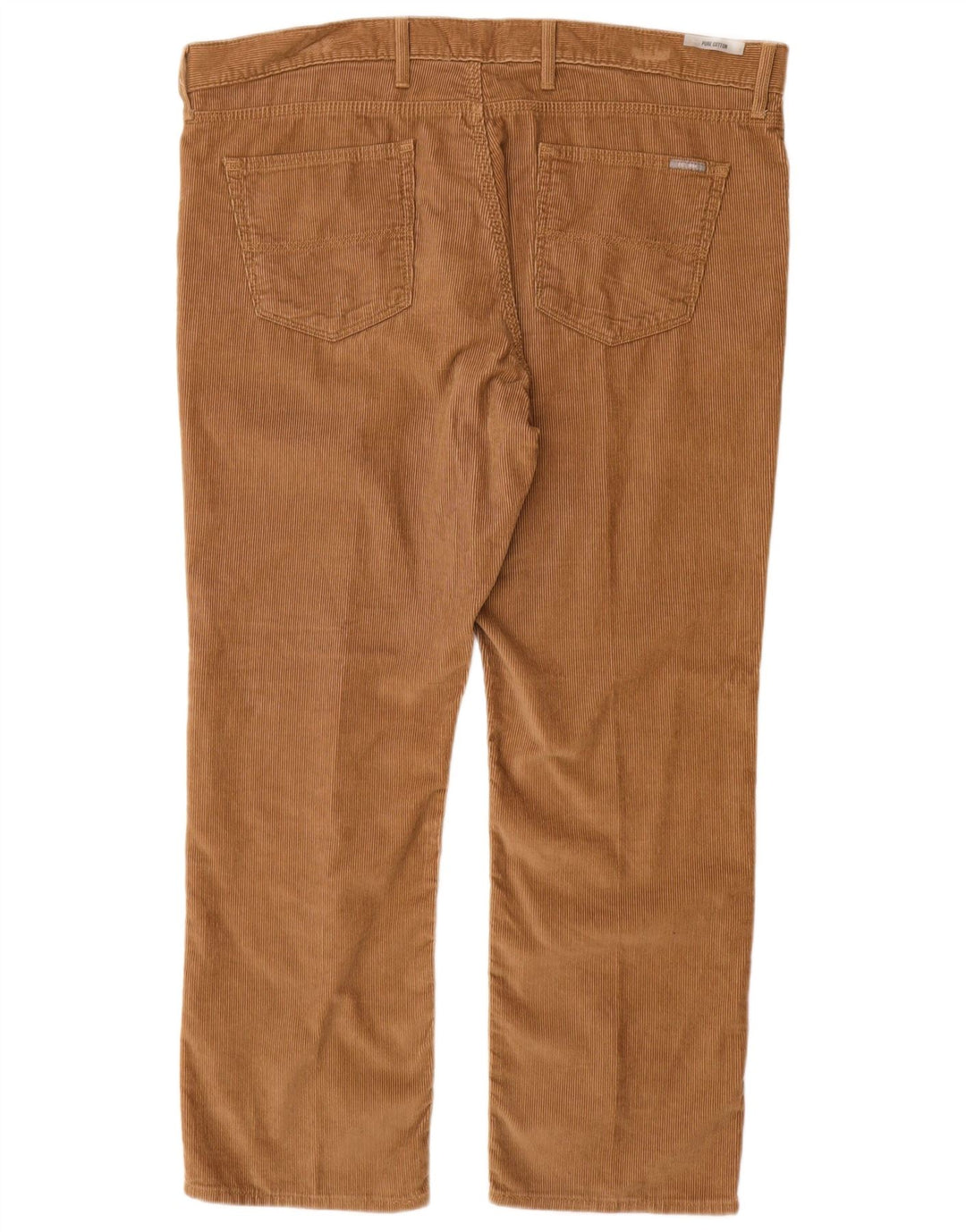 MARKS & SPENCER Pantalones rectos de pana para hombre W40 L29 Algodón beige