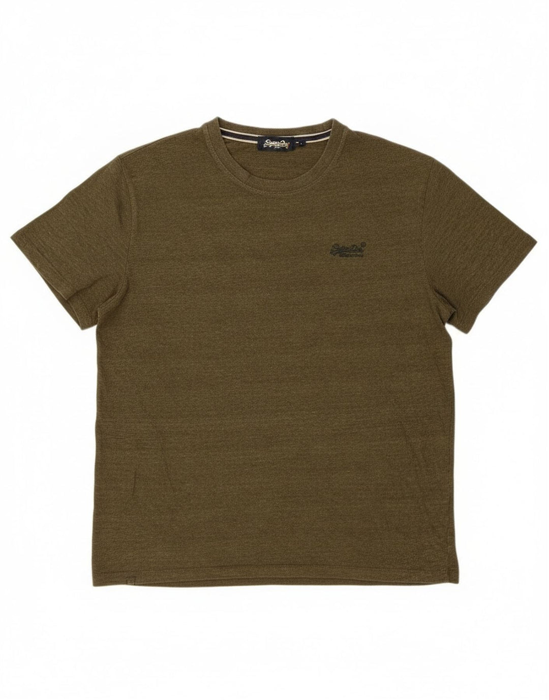 Superdry Camiseta para Hombre Top 2XL Caqui De Algodón A Rayas