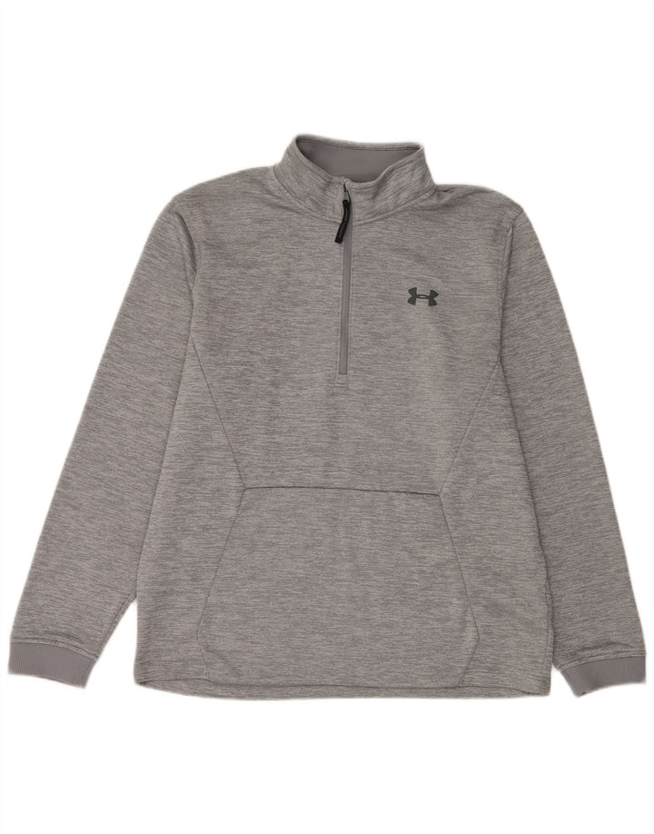 Under Armour Sudadera con gráfico y cuello con cremallera para hombre