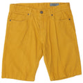 Jack & Jones Hombre Pantalones Cortos Casuales Medianos W32 Algodón Amarillo