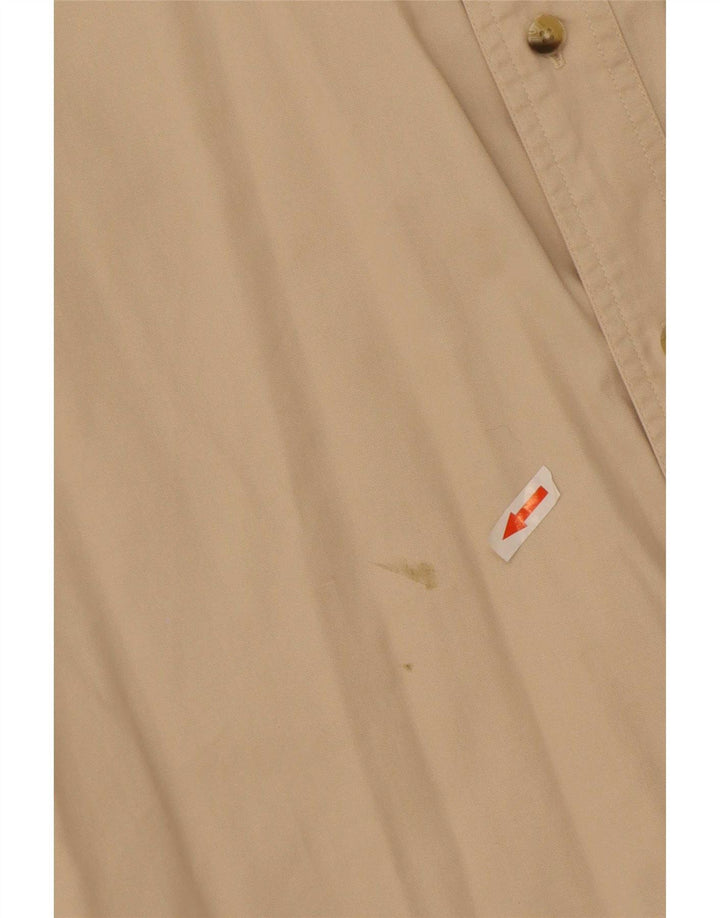 Camisa Timberland Hombre Grande Beige Algodón