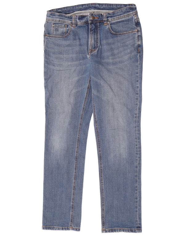 Crew Clothing Vaqueros rectos para mujer W34 L32 Algodón azul