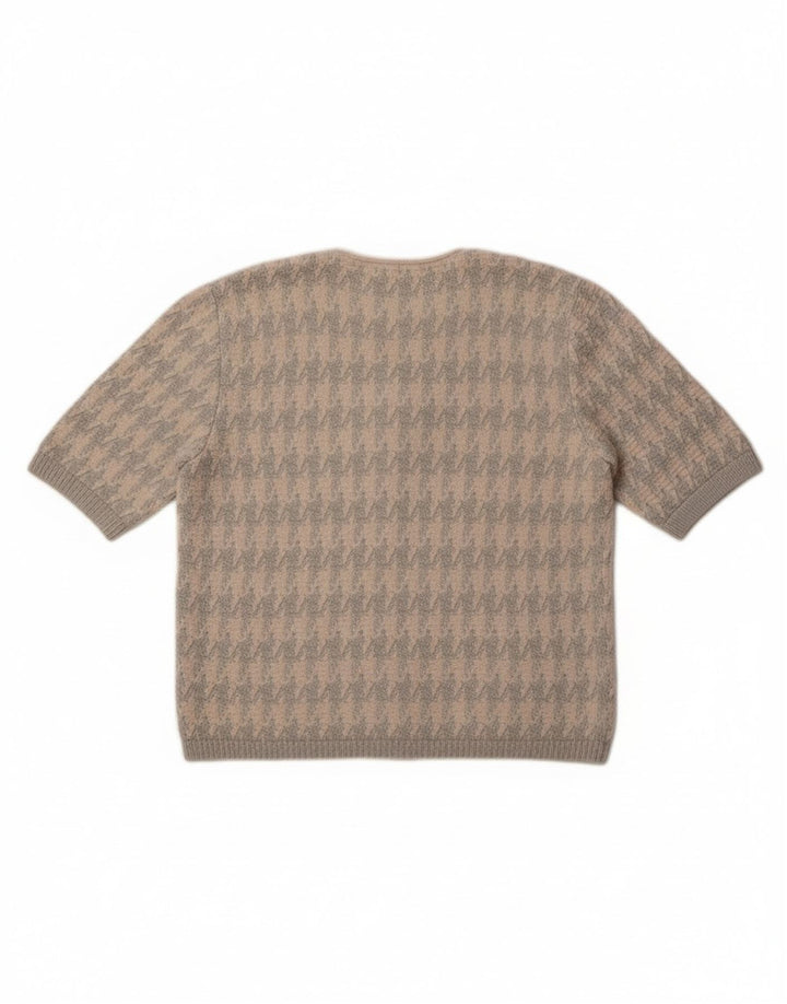 Giesswein Cárdigan para mujer EU 38 Medium White Houndstooth