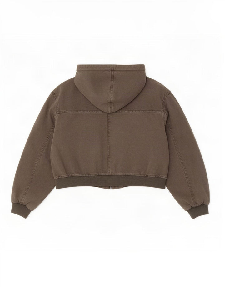 Pull & Bear Chaqueta Bomber Corta Pacific Republic para Mujer UK 14 Medium Khaki