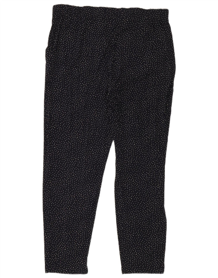 Marks & Spencer Leggings para mujer UK 40 XL Viscosa de lunares azul marino