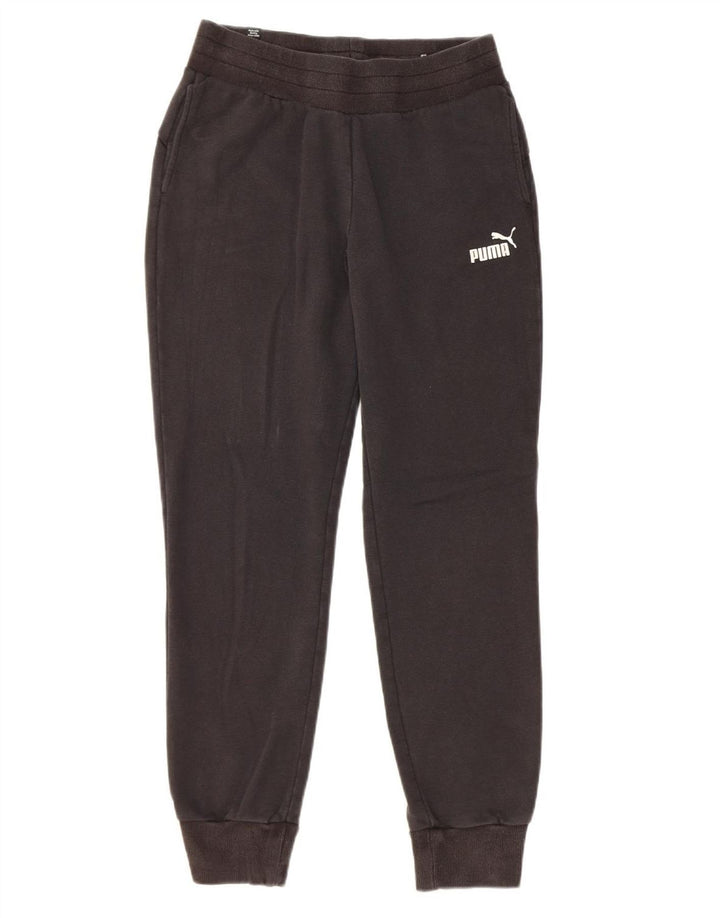 PUMA Pantalones de chándal para mujer Joggers UK 10 Small Black Poliéster