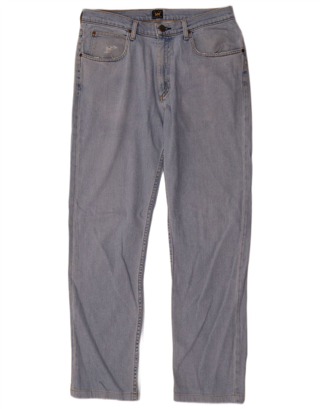 Lee Vaqueros Rectos Brooklyn Para Hombre W33 L32 Algodón Azul