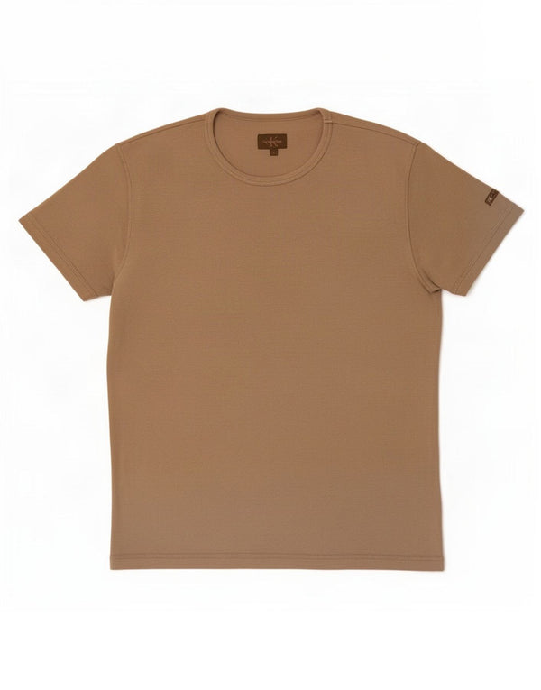 Calvin Klein Jeans - Camiseta para mujer, talla grande, color caqui, algodón