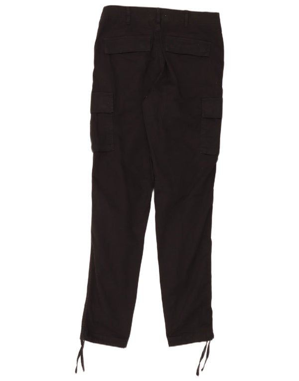 Jack & Jones Mens Slim Cargo Pantalones W28 L32 Algodón Negro