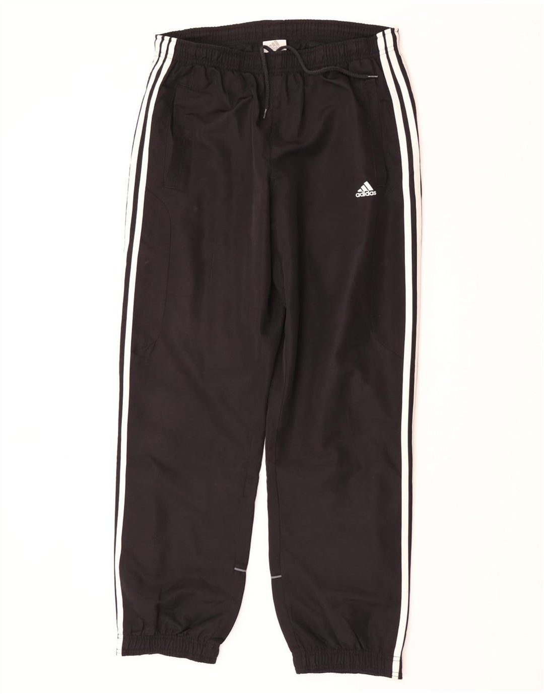 Adidas Pantalones de chándal para hombre Joggers UK 40/42 Medium Negro Poliéster