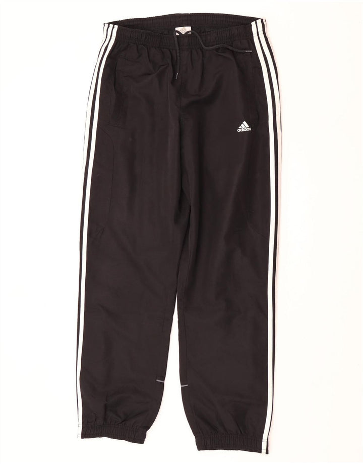 Adidas Pantalones de chándal para hombre Joggers UK 40/42 Medium Negro Poliéster