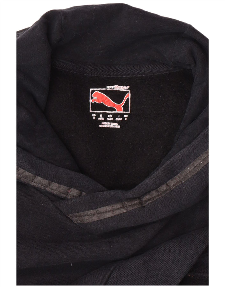 PUMA Jersey con capucha para hombre pequeño negro