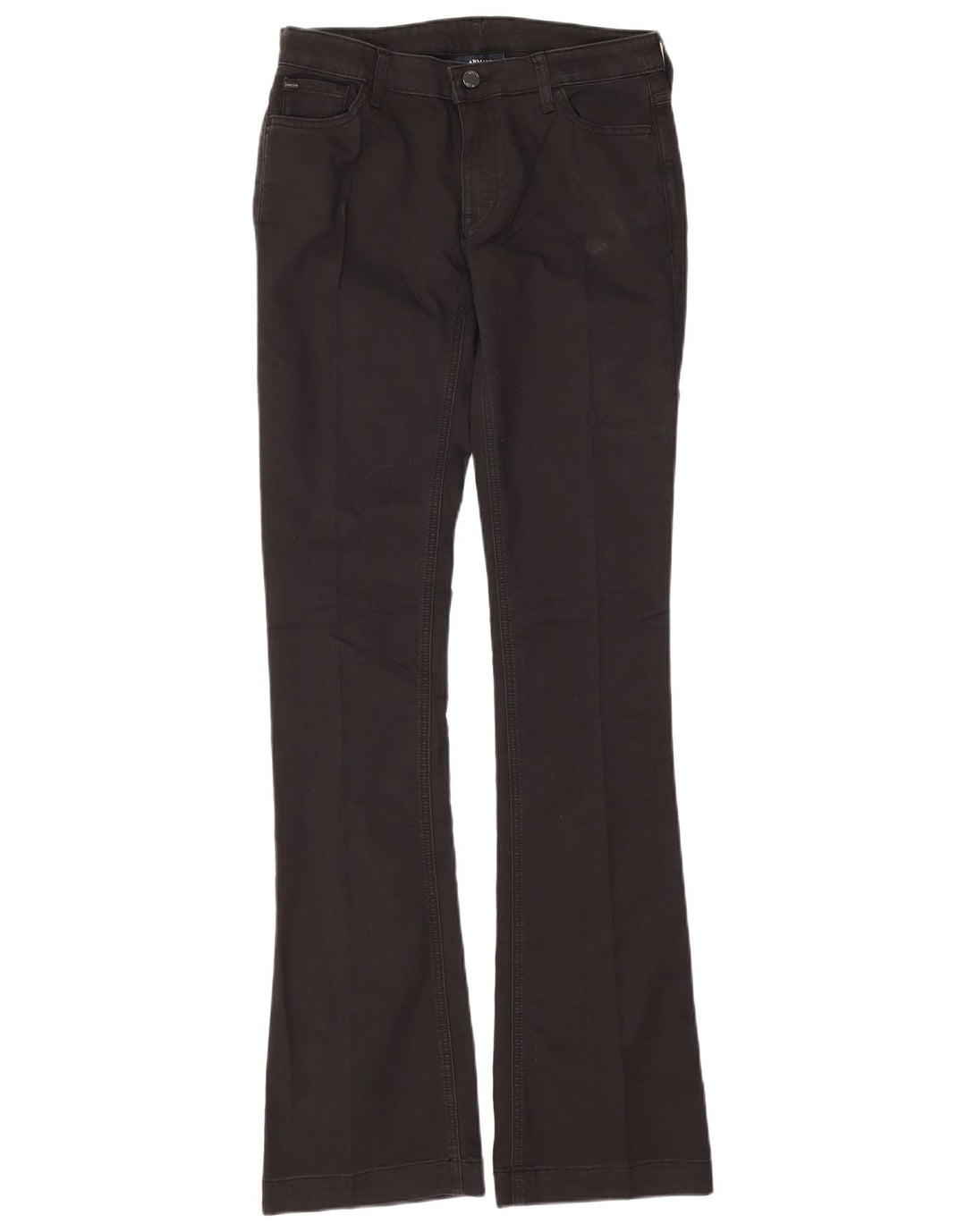Jeans Armani Mujer Acampanados W29 L35 Algodón Negro