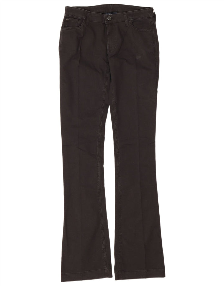 Jeans Armani Mujer Acampanados W29 L35 Algodón Negro