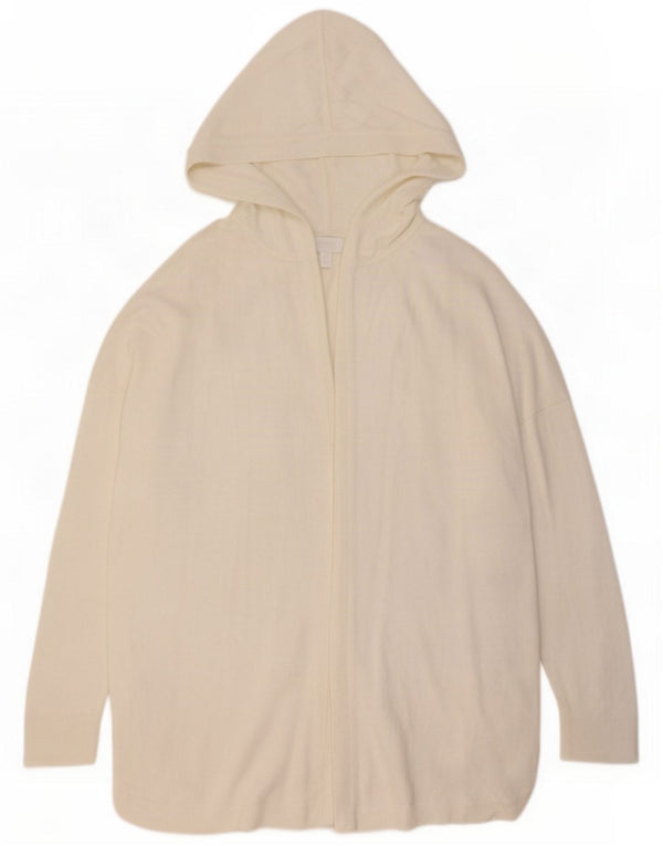 Suéter tipo cárdigan con capucha para mujer The White Company UK 44 Large Off