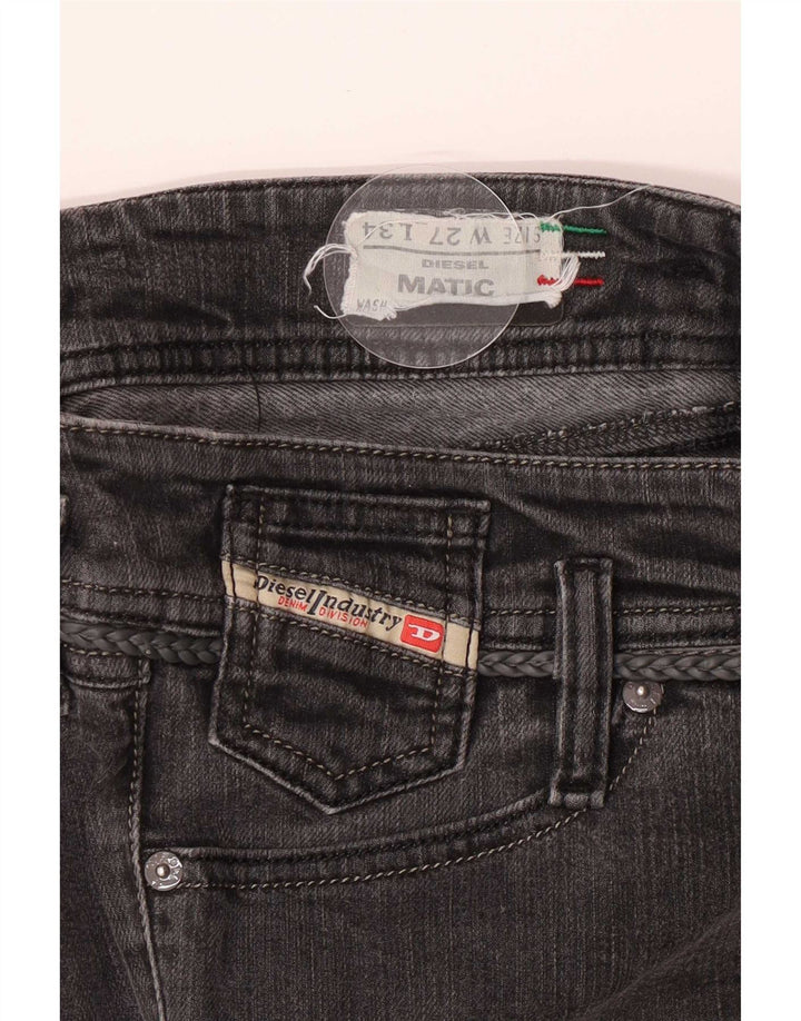 Diesel Mujer Matic Skinny Jeans W27 L29 Gris