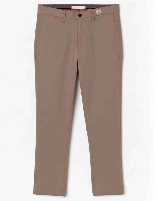 Tommy Hilfiger Pantalones chinos rectos para hombre W34 L31 Algodón gris