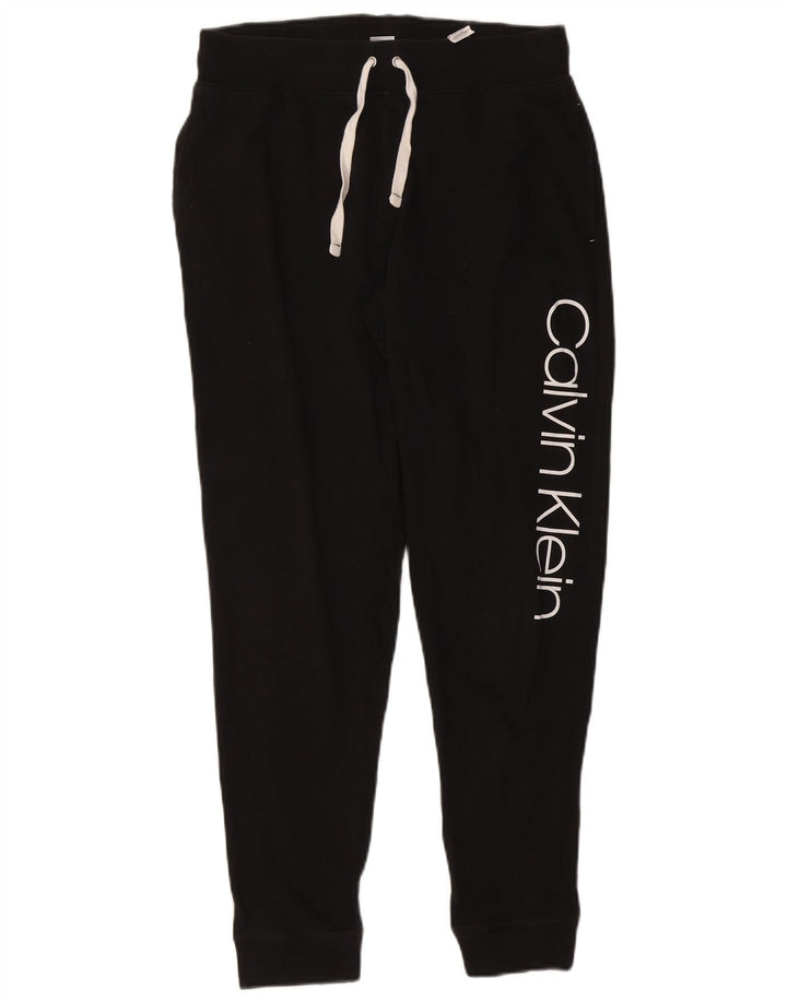 CALVIN KLEIN Pantalones de chándal con estampado gráfico Joggers Medium Black para mujer