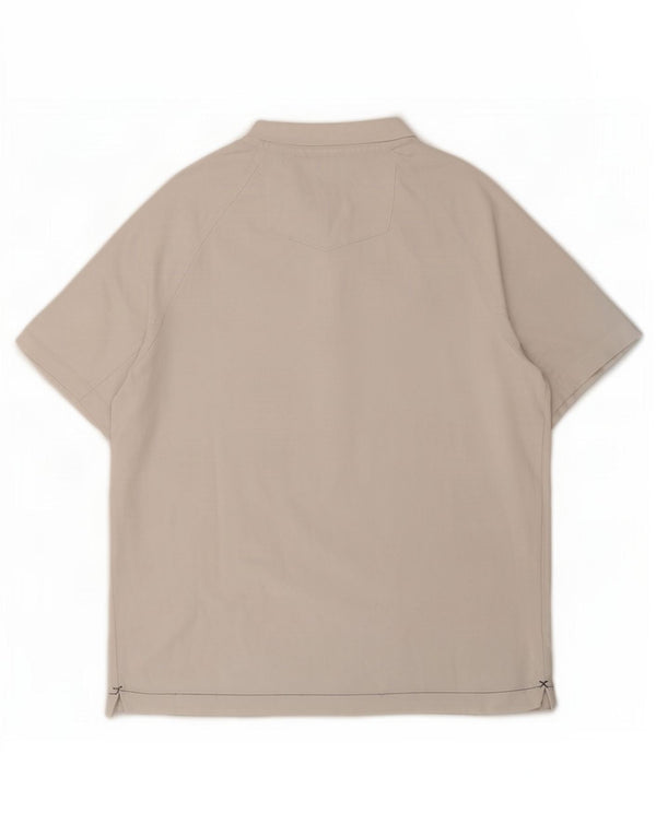 Camiseta para hombre Fat Face Top Medium Blanco Algodón