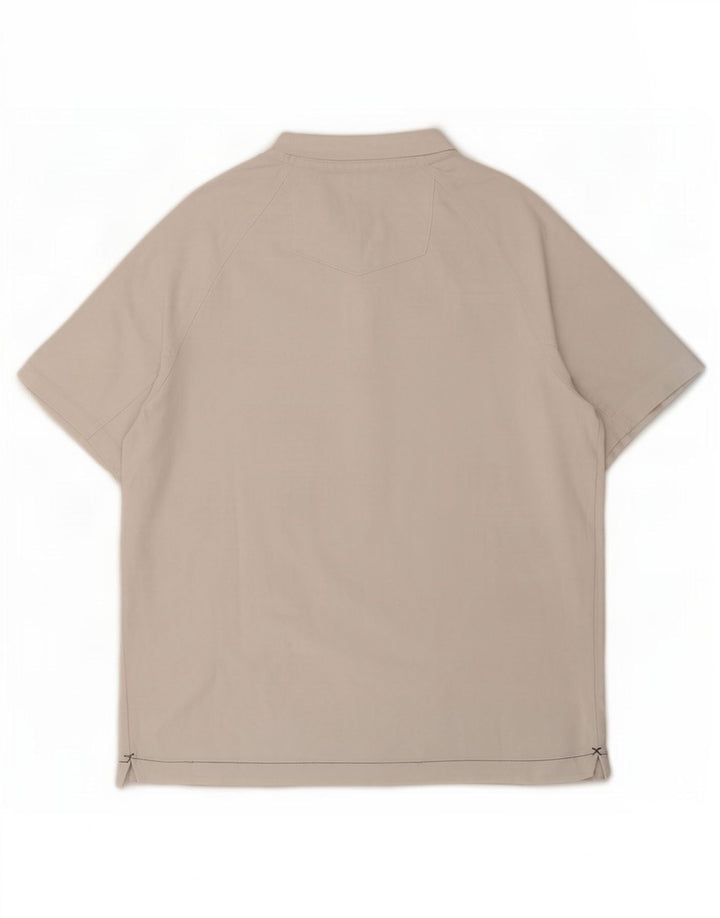 Camiseta para hombre Fat Face Top Medium Blanco Algodón