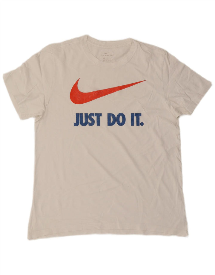 Nike - Camiseta gráfica para hombre, talla grande, algodón blanco