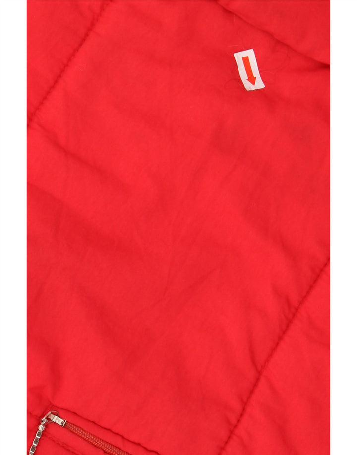 BRUGI Chaqueta acolchada para hombre IT 50 Large Poliamida roja