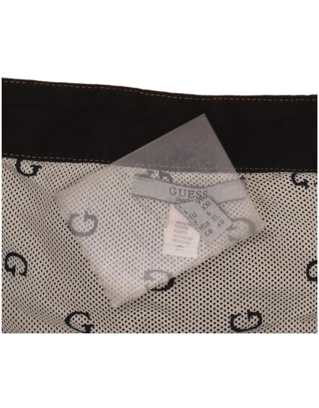 Guess Bañador Hombre Graphic 2XL Poliéster Negro