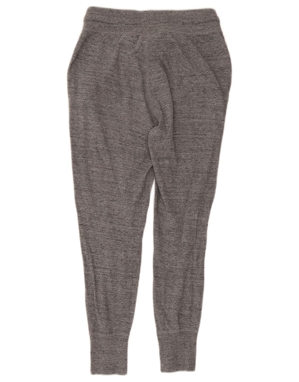 Nike Mujer Crop Chándal Pantalones Joggers UK 6 XS Gris Moteado Algodón