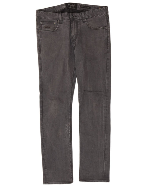Vaqueros Superdry Corporal Slim para hombre W33 L32 Algodón gris