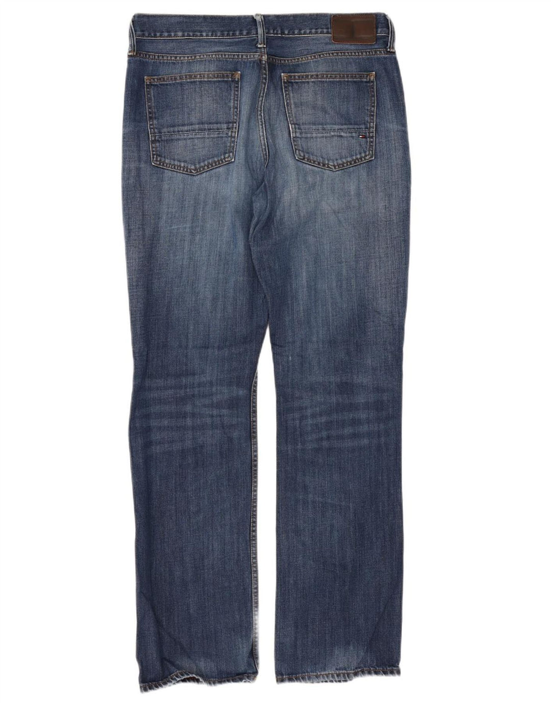 Tommy Hilfiger Vaqueros rectos regulares para hombre W36 L34 Algodón azul