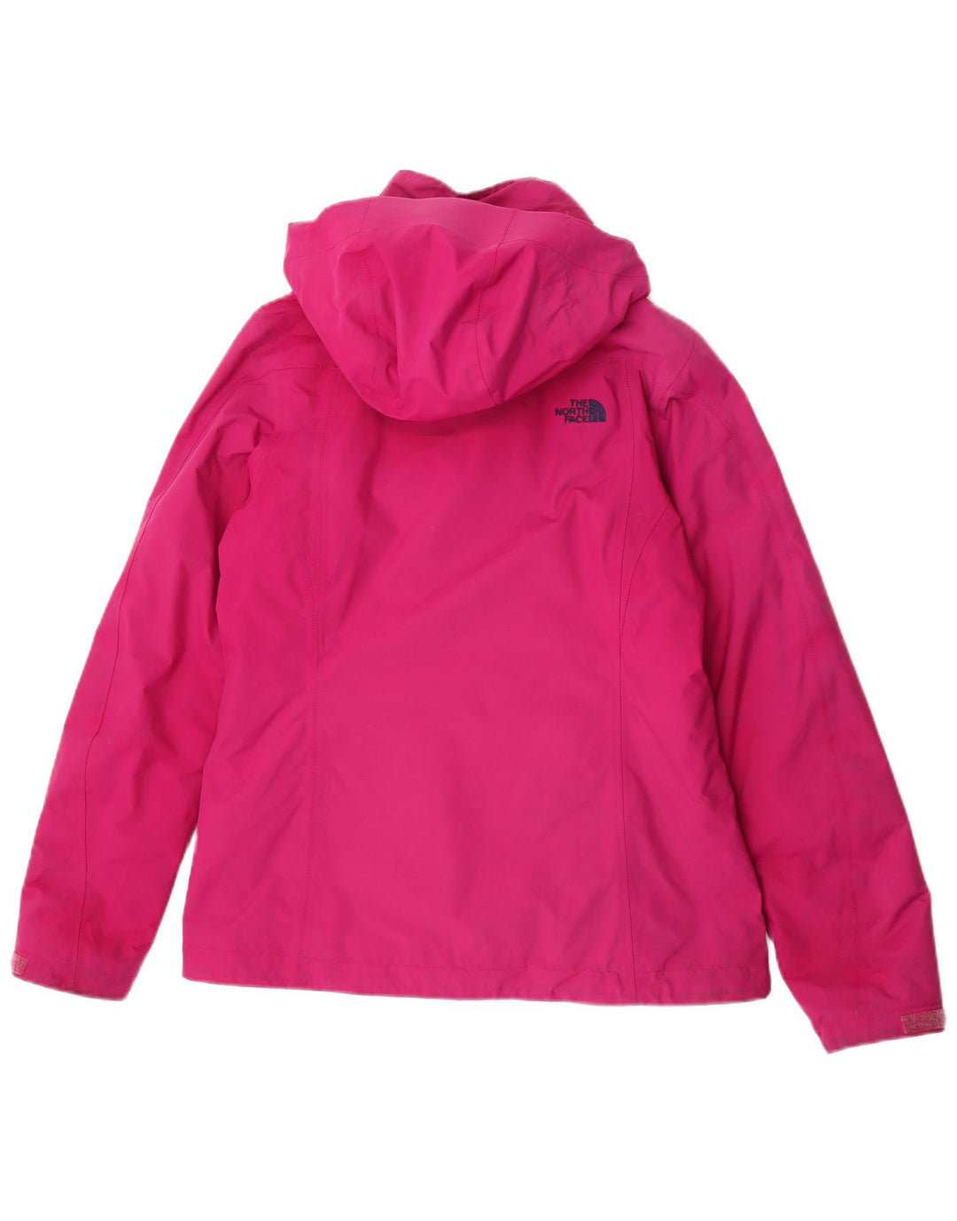The North Face Chaqueta cortavientos con capucha para mujer UK 40 Poliéster rosa medio