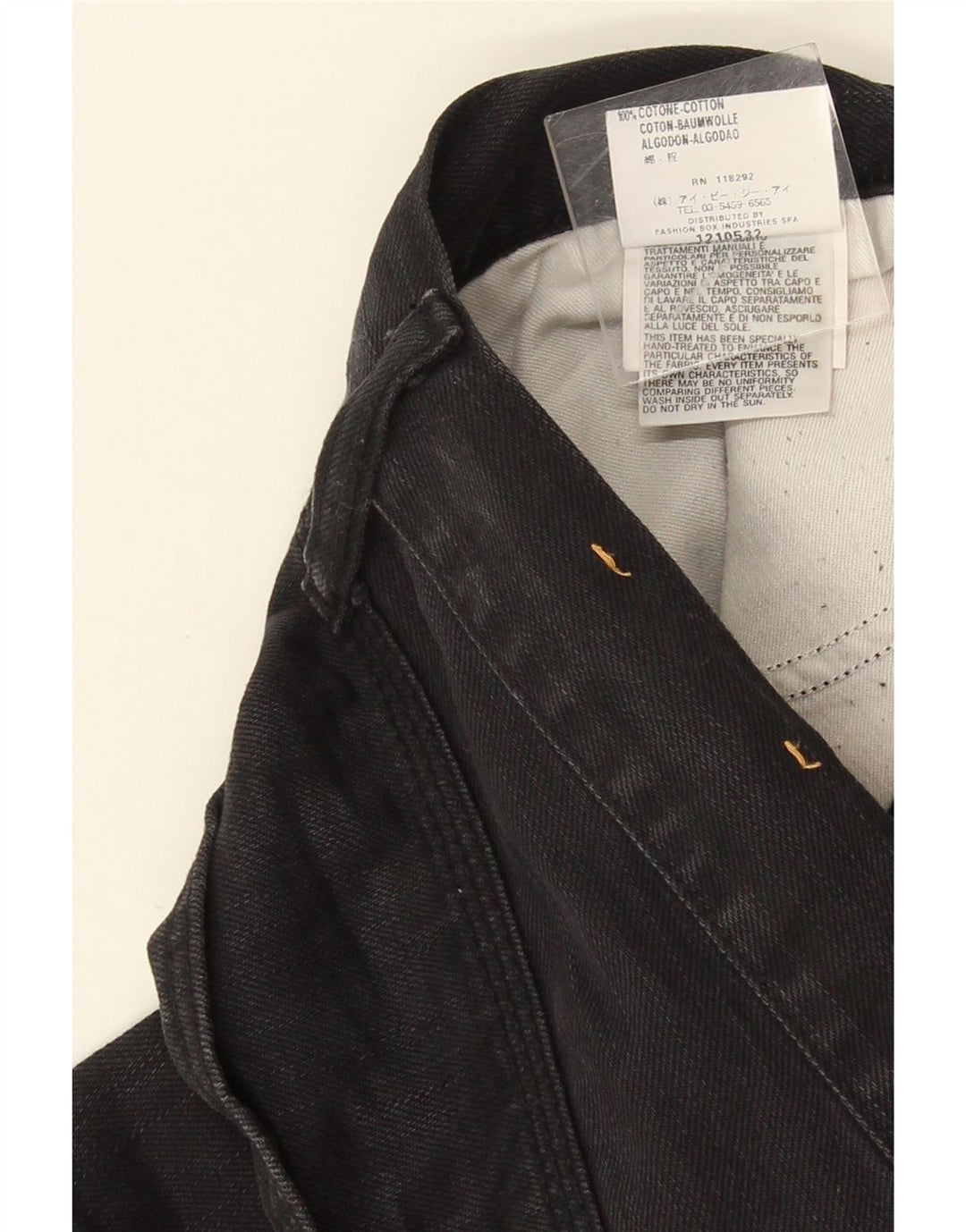 Replay Vaqueros Bootcut para hombre W33 L32 Algodón negro